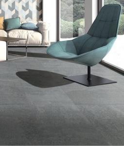 Best 600x600mm Black Matte Surface Rectified Rustic Porcelain Tiles Indoor Floor Tile wholesale