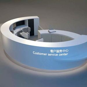 Best Semi Circle Airport Reception Desk wholesale