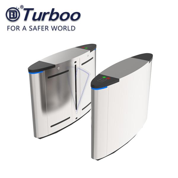 Cheap Automatic system security flap barrier gate with barcode reader function turnstile for sale