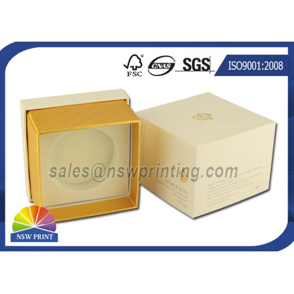 Perfume / Cosmetics Paper Gift Box Rigid Setup Boxes With UV Varnishing