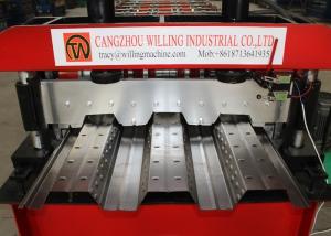 Full Automatic Floor Deck Roll Forming Machine PLC Control Easy Operation