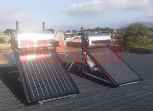 Best Closed Loop Circulation Rooftop Solar Water Heater , Solar Energy Flat Plate Water Heater wholesale