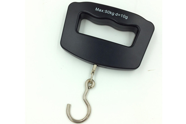 Modern Design Portable Weighing Scale For Luggage , Black Color Digital Suitcase Scales