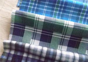 Best Twill Cotton Flannel Cloth Plaid Fabric Oil Proof Plain Dyed For Shirt wholesale