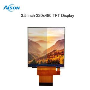 China 3.5 Inch TFT LCD Module 320x480 Portrait LCD Display 500 cd/m2 MCU/RGB Interface on sale