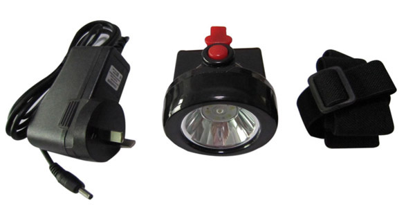Portable LED Mining Cap Lamp 3500lux IP65 50000h Lifespan