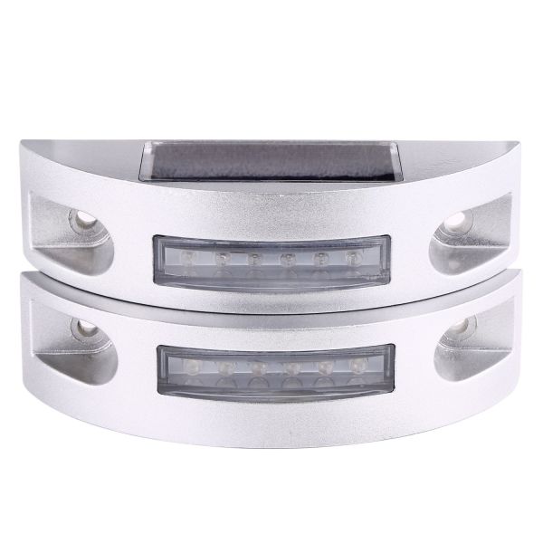 Waterproof Aluminum 2V 100MA Solar Powered Road Studs , Cat Eye Road Reflector