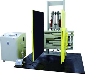 China Max Load 1000KG Package Testing Machine for 2000 Lbs Compression Horizontal Clamp Testing ASTM D6055 on sale