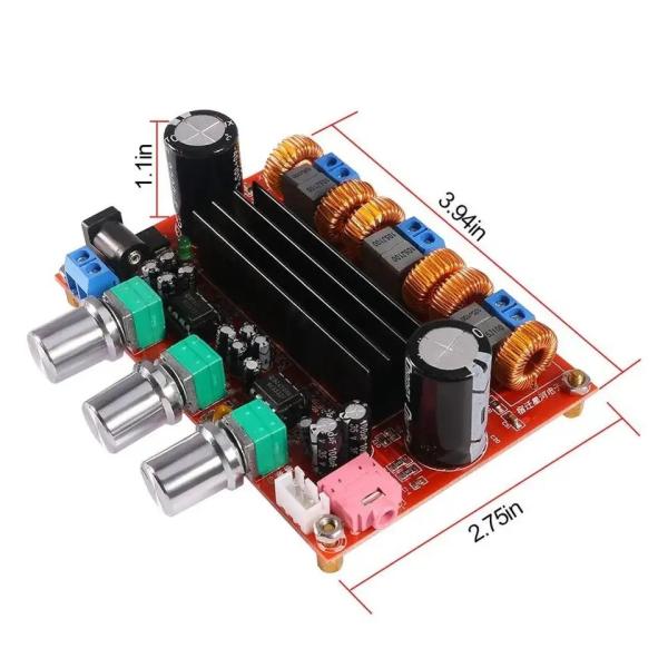 Cheap TPA3116D2 Audio Module Board 2.1 Channel Class D Power Amplifier for Audio Enhancement for sale