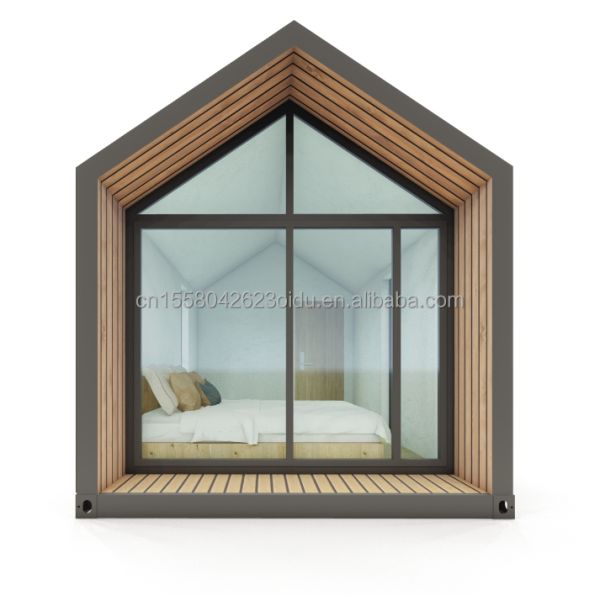 Fast Install Luxury Villa Prefabricated A Frame House Steel Structure Triangle Container House Made with Sandwich Panel