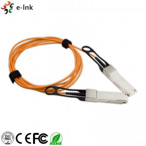Best 40G QSFP+ To QSFP+ Active Optical Cable Length 100m Hot Pluggable OM2 Cable wholesale