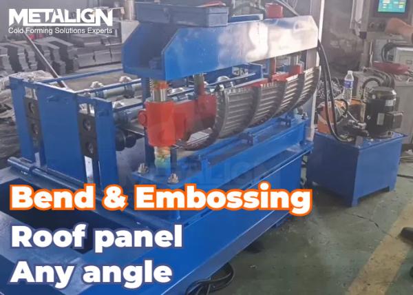 Cheap Trapezoidal Panel Arch Curving Machine with 120° Max Bending Capability for sale