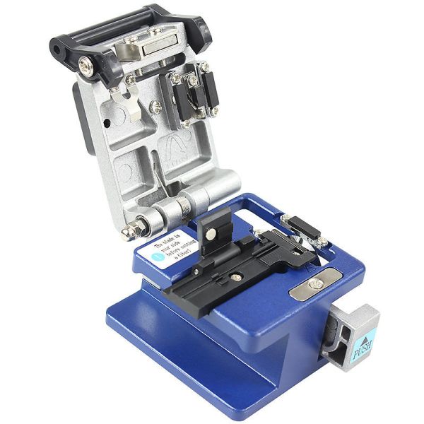 FC-6S Cold Splicing Special Fiber Optic Tools Tungsten Steel Blade Fiber Optical Cleaver