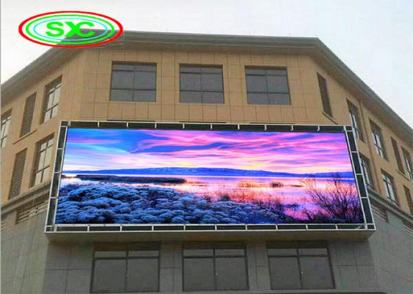 Cheap Wall Mounted Advertising Rental Led Display Screen P10 1/4 Scan Driving Mode for sale