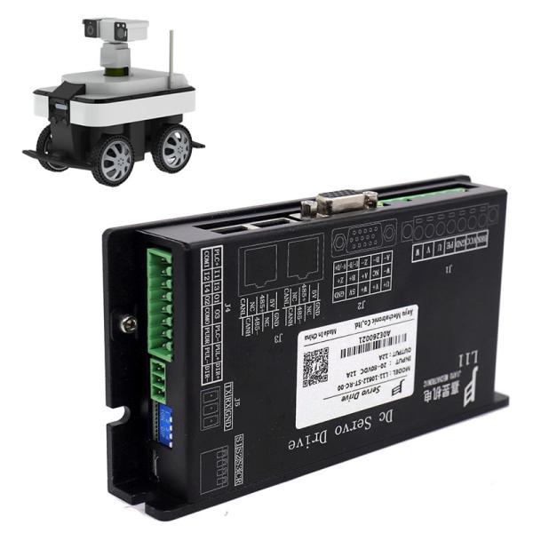 Cheap DC24V 12A Incremental Encoder Low Voltage Servo Drive For Robotic AGV Transporters for sale