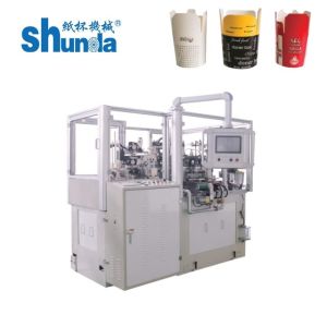 China Eco Friendly Disposable Paper Take Away Food Container Machine on sale