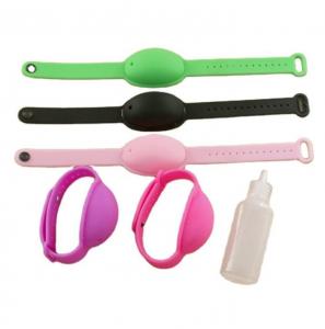 China No Washing 10ml Squeeze Type Silicone Hand Sanitizer Bracelet on sale
