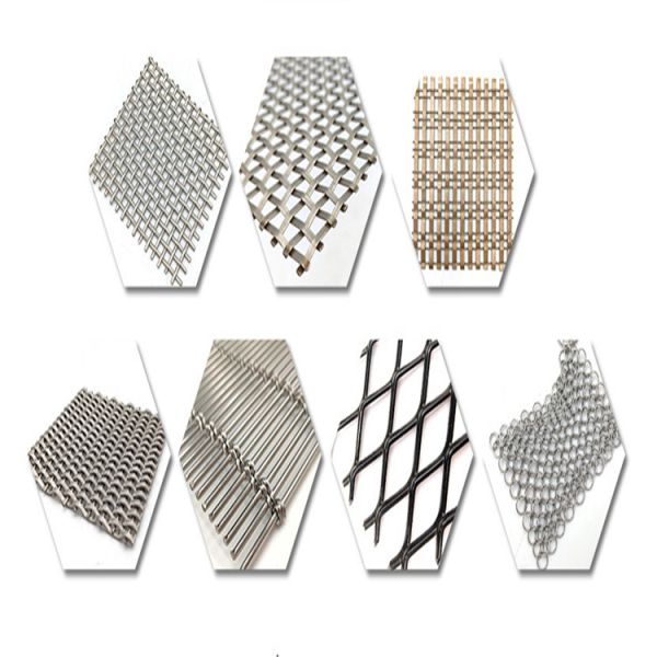 Small Chain Link Fence Metal Decorative Wire Mesh Color Electroplating Hanging Curtain