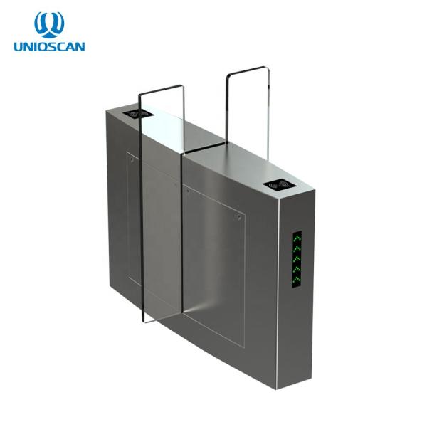 Cheap Anti-Tailing With LED Indicator Automatic Access Control Double Motor Sliding Turnstile Barrier Gate for sale