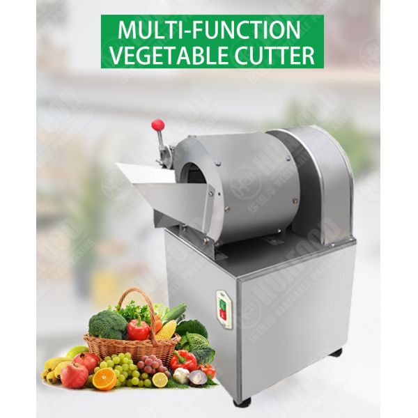 Vegetable Roots 200kg/H Cube Slicer Machine