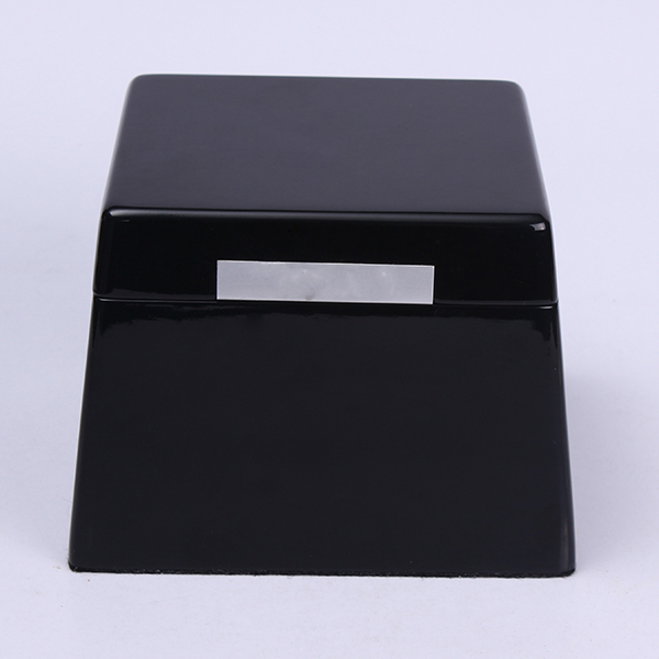 Custom Made Fashional Wooden Watch Box Black Recyclable For Presentation Gift