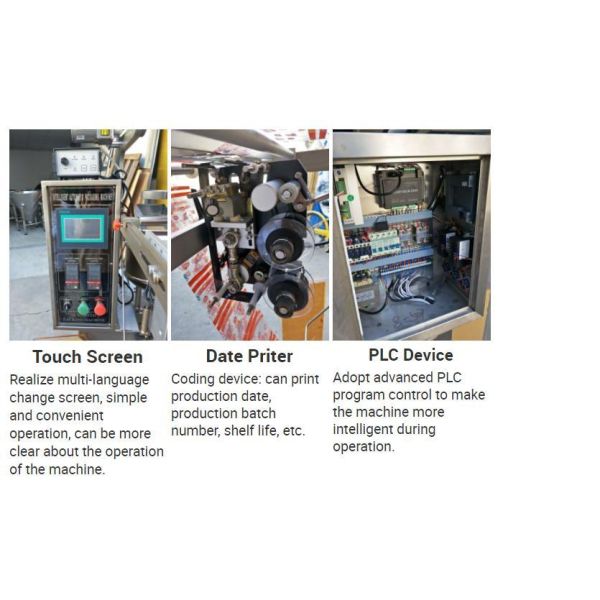 Automatic Granule Multi-Functional Three Sides Sealing Pouch Filling Packing Machine