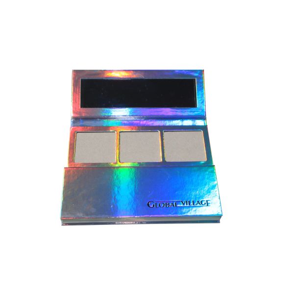 Shiny Holographic Highlight Contour Palette Customized Makeup Empty Palette