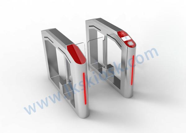 Cheap Single Channel/Double Channels Speed Gates , Security Access Control Gates with NFC Card Reader & Camera by LKS for sale