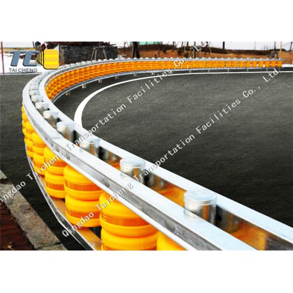 Hot Dip Galvanizing Roller Crash Barrier Transportation Facilities Guardrail