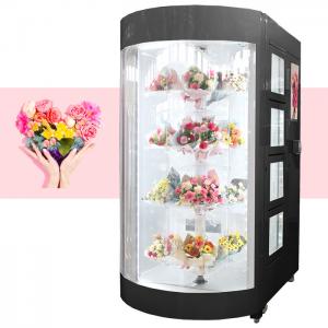 Best 24 Hours Outdoor Fresh Cut Flower Vending Machine For Floral Shop Bouquets wholesale