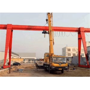 Q235B Q355B 16T Single Girder Gantry Crane Wireless Remote Control