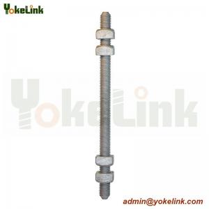 China high strength zinc plated carbon steel Double Arming Bolts on sale