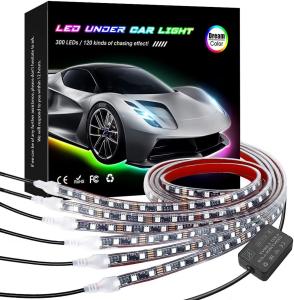Best RGBIC Car Underglow digital strip light Multi Color DIY Sound Active Function Music Mode with APP Control Remote Control wholesale