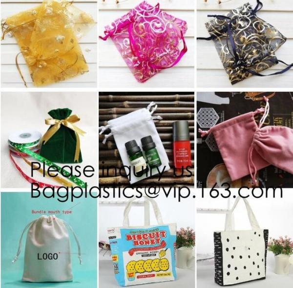 Assorted Color Organza Drawstring Pouches Candy Jewelry Party Wedding Favor Gift Bags,Mesh Favor Bags for Decoration, We