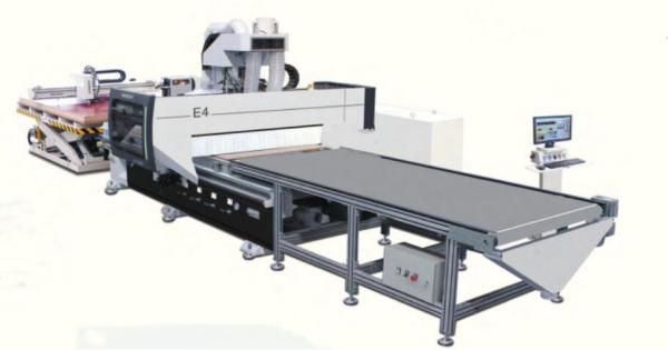 Cheap Auto Load & Unload ATC CNC Nesting Router Machine 1325 With Driller For Wood Cabinet Door Linear ATC CNC Router Machine for sale