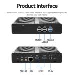 Intel Celeron Processor Mini Computer With Black Chassis DDR3 8GB RAM For Home