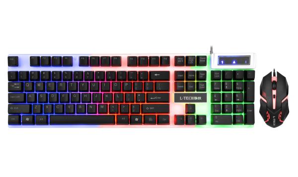Cheap Anti - Ghosting Gaming Keyboard Mouse Combo For Desktop / Notebook / PC Computer for sale