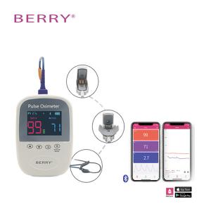China SpO2 / Pulse Rate Value Display Handheld Pulse Oximeter Adjustable Limit on sale
