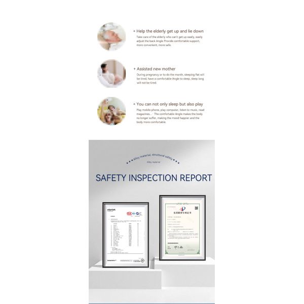 OEM ODM Smart Recliner Bed 2MM Cold Drawn Steel Smart Single Bed