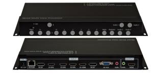China 7x1 Multiviewer Video Scaler Switcher , Audio Video Switcher With Remote on sale