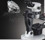 Binocular Light Jewelers Zoom Gem Stereo Microscope With 20X Reticle Eyepiece