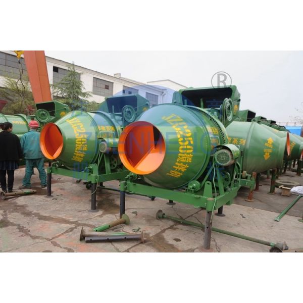 Automatic Electric JZC250 Concrete Mixer Machine High Production Efficiency Easy To Move