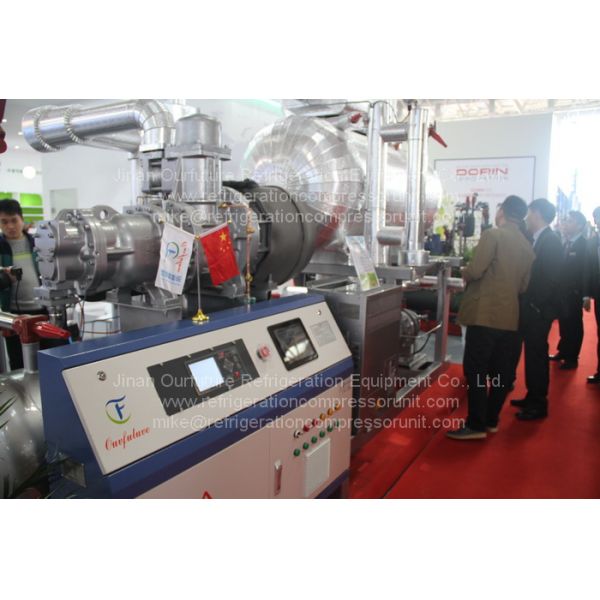 Inverter Type Co2 Refrigeration System Secondary Refrigerant Compacted Refrigeration Unit