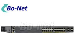 2960-X Series Managed Cisco POE Switch With 24 Port Flash Memory 128 MB  WS-C2960X-24PS-L