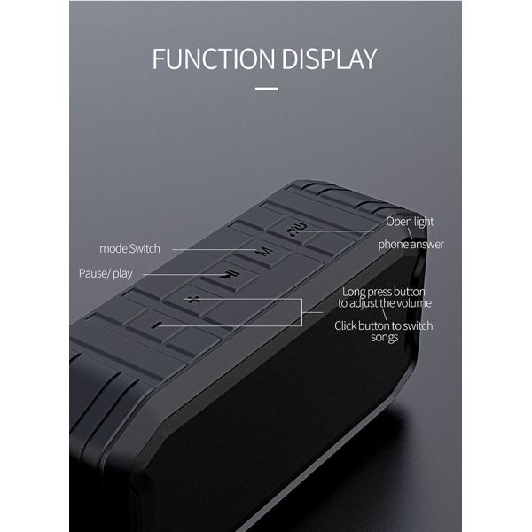 Hands Free Wireless 8h Portable Mini Bluetooth Waterproof Speaker