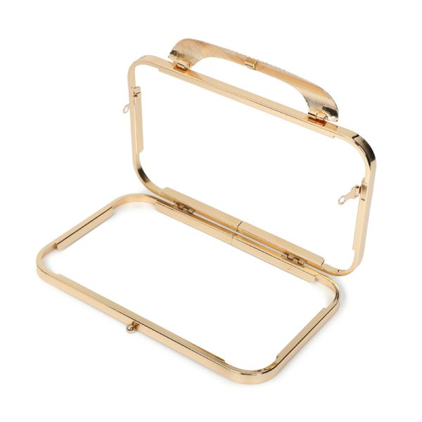 Odorless Double Clutch Frame Hardware Gold Purse Frame ROSH Waterproof