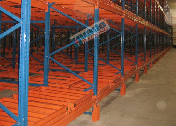 Cheap 1500 Kg Max Load Material Handling Racks Storage Push Back Racking For Freezers for sale