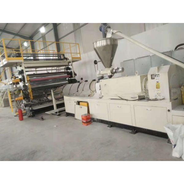 Plastic UV Board Extruder Machine / PVC Marble Sheet Production Line