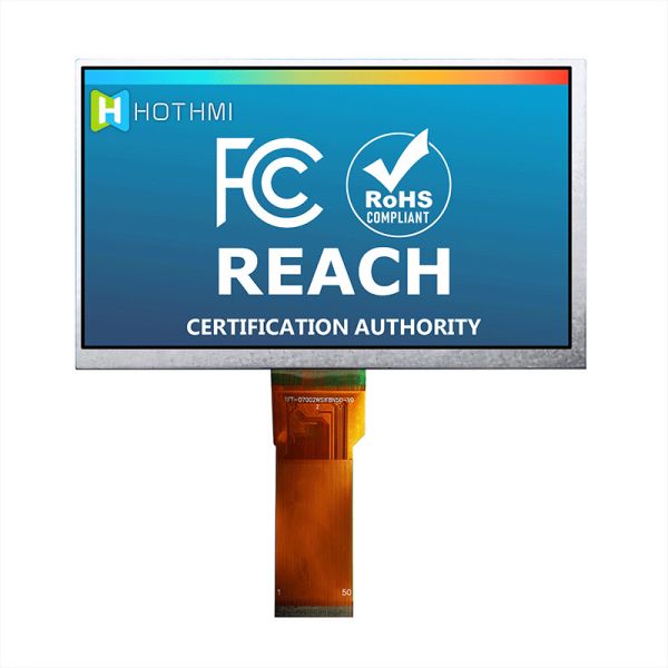 7.0 Inch TFT LCD Display | 1024x600 Resolution Sunlight Readable For Industrial