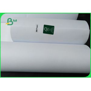 Size Customized Bond Plotter Paper , 24" X 150 ft CAD Inkjet Plotter Paper
